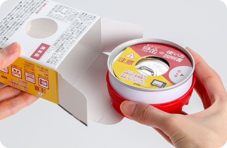 レンジde缶®の正しい使い方