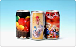 2ピースグラビアフィルムラミネート缶